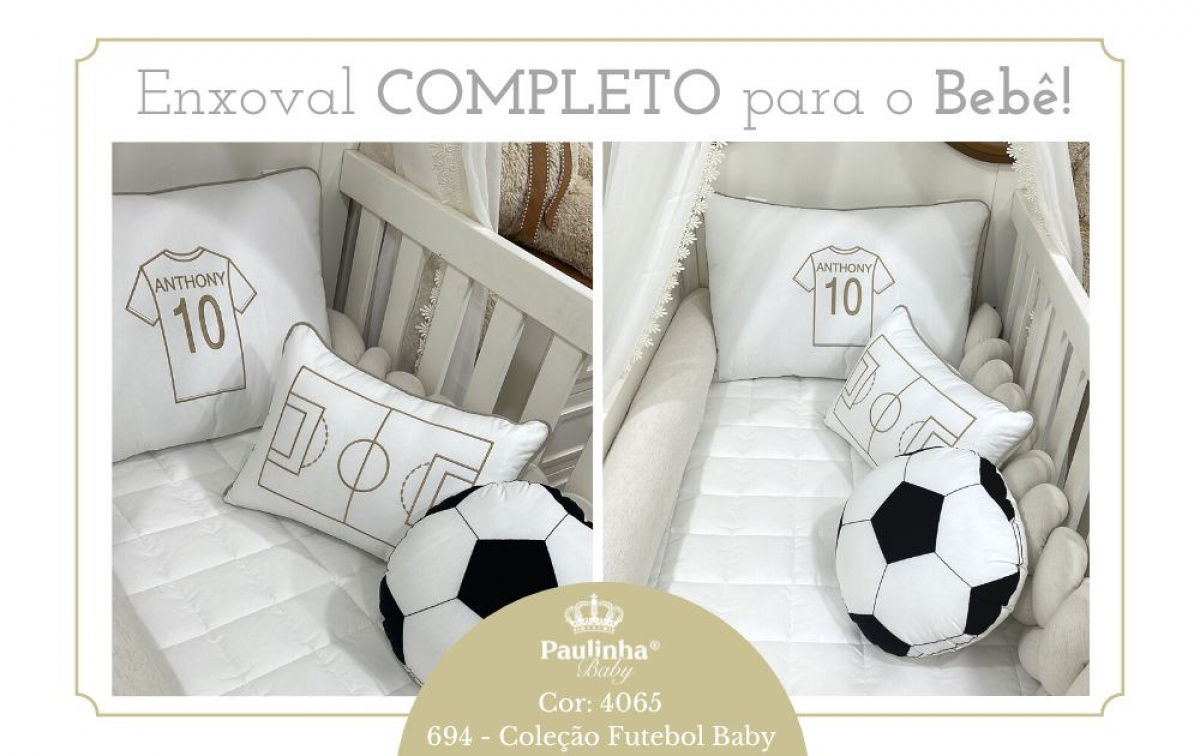 Futebol Baby Linho e 200 Fios