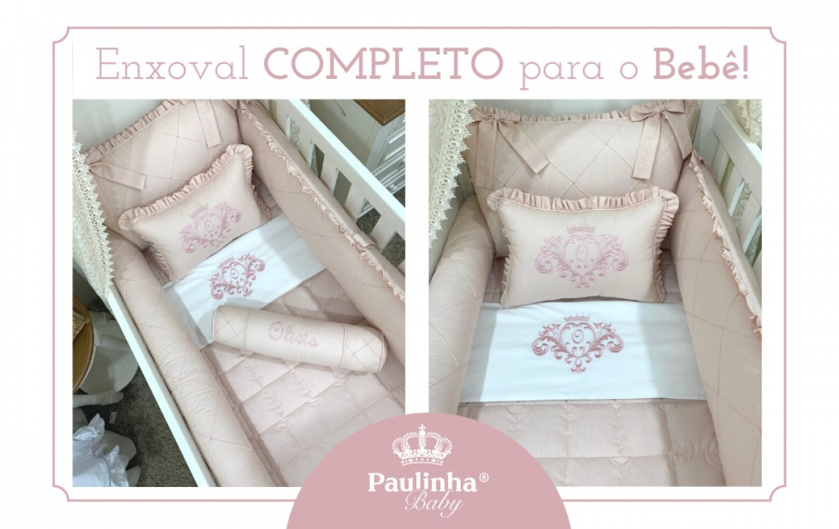 Olivia Baby Brasão Rose 200 Fios