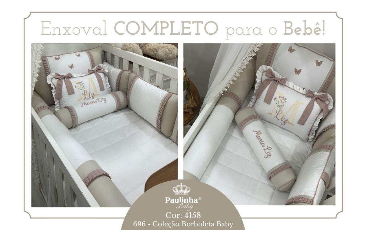 Borboleta Baby Fendi Terracota 200 Fios