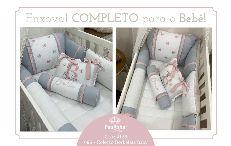 Borboleta Baby Rose 200 Fios