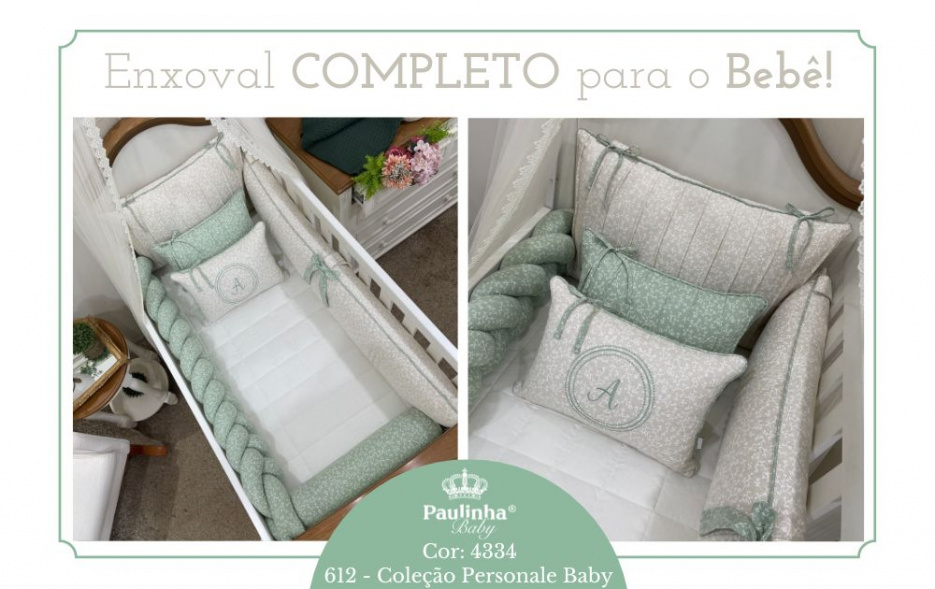 Personale Baby Florzinha Verde 200 Fios