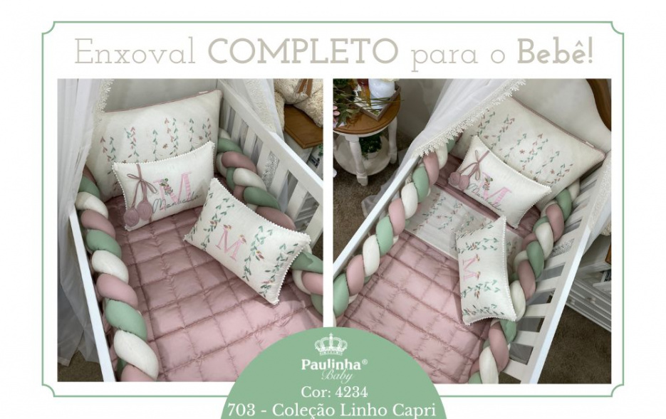 Linho Capri Manuella Baby com 400 Fios