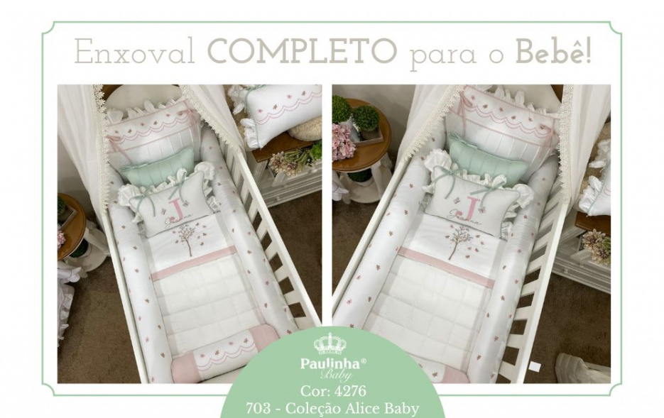 Linho Capri Alice Baby Verde Água com 400 Fios