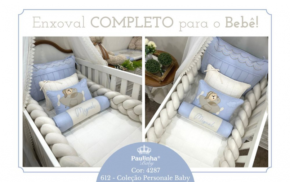 Personale Baby Chambre Aviãozinho 200 Fios