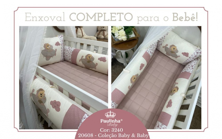 Baby & Baby - Ursinha Aviadora Terracota 140 Fios