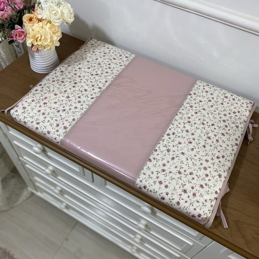 Trocador Luxo Geovana Baby Floral 200 Fios