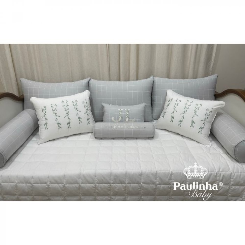 Enxoval de Cama Babá 06 Peças Folha Basic Baby