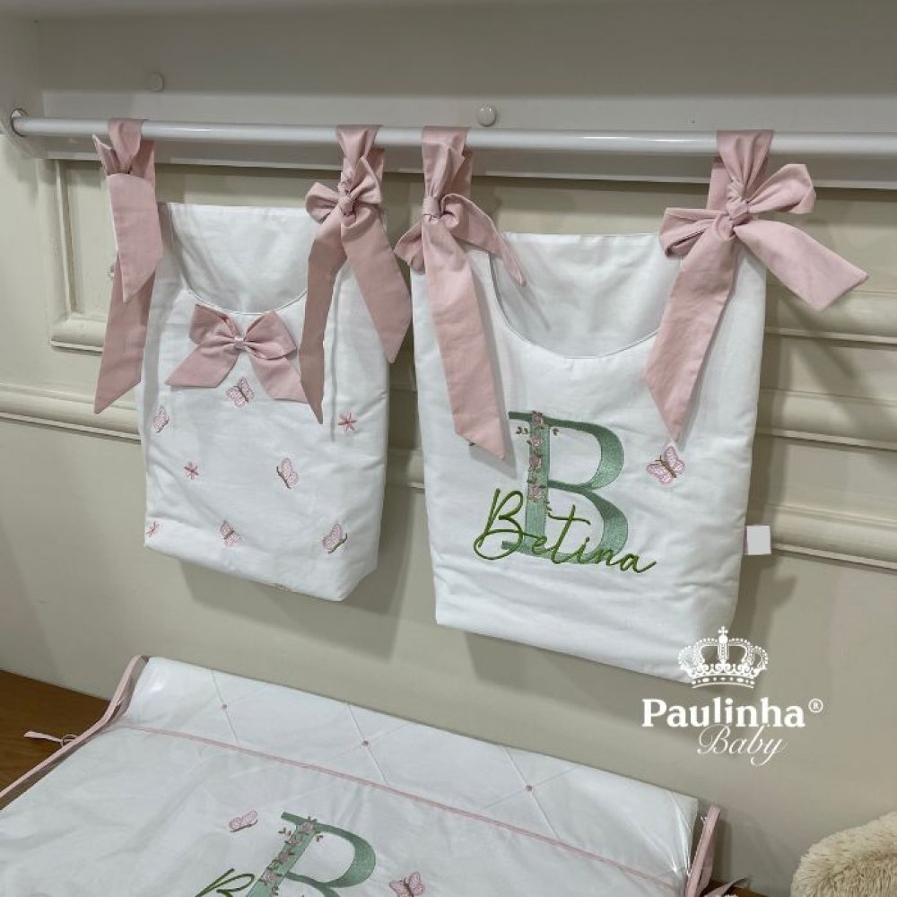 Porta Objeto 02 Peças Personale Baby Rose e Malva