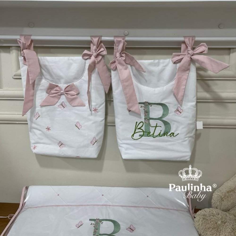 Porta Objeto 02 Peças Personale Baby Rose e Malva