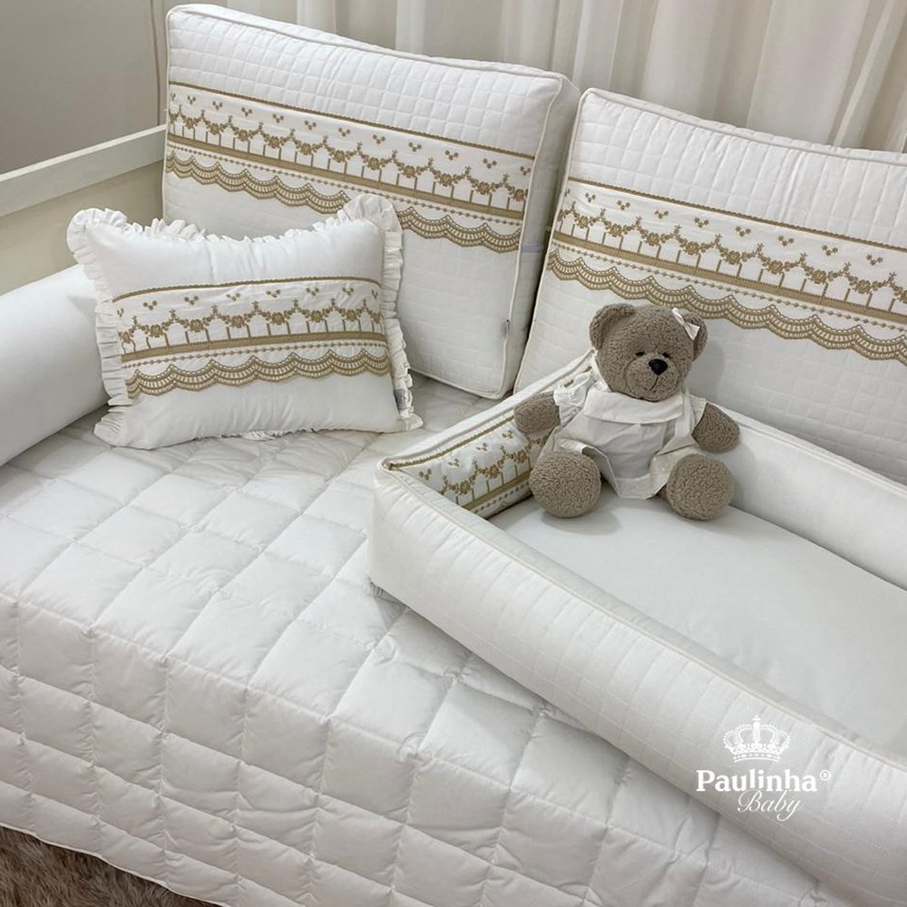 Enxoval de Cama Babá 06 Peças Brienza Baby 200 Fios