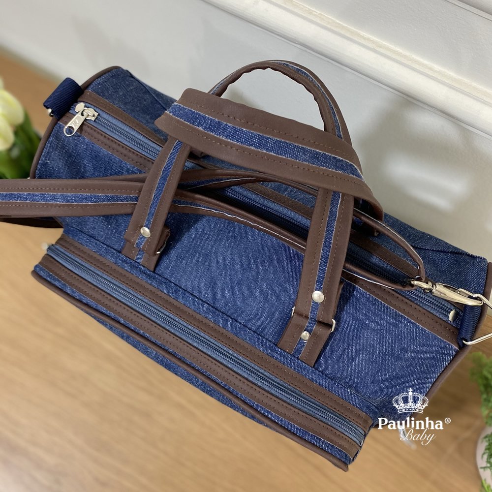 Bolsa Mochila Jeans