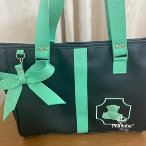 Bolsa de Passeio Leader Preto e Verde