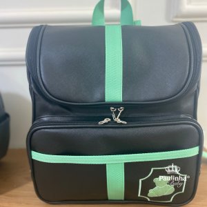 Bolsa Mochila Leader Preto e Verde